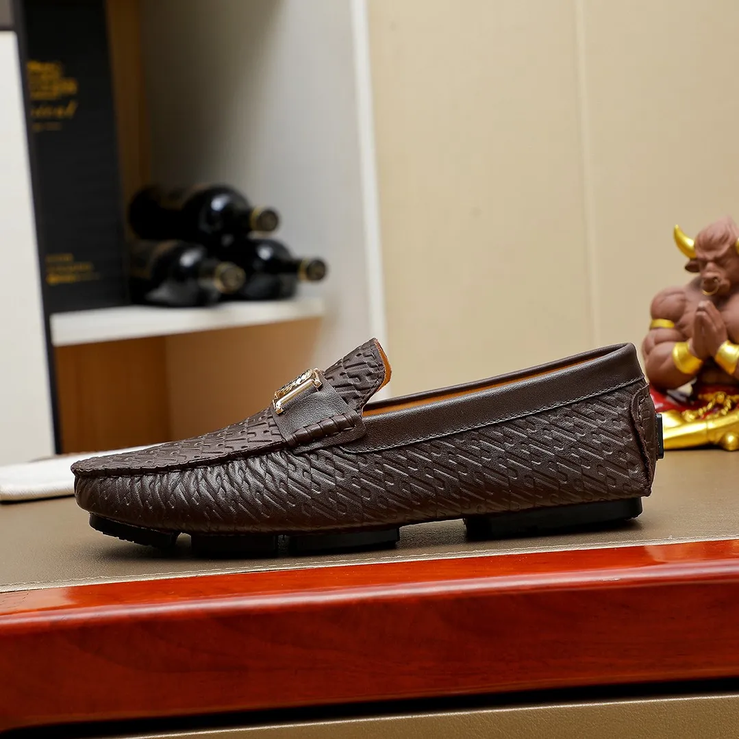 Men's shoes 💰360 🕷🕷【HERMES】The same style as Hermès counters🇨🇳Classic slip-on shoes 1:1 mold opening💯Original quality🍓Using imported first-layer cowhide🍅Pigskin lining🌶🌶Super high-end men's leather shoes🇨🇳Solid and stable Very special🍇2 colors, optional! Code number 38-45……